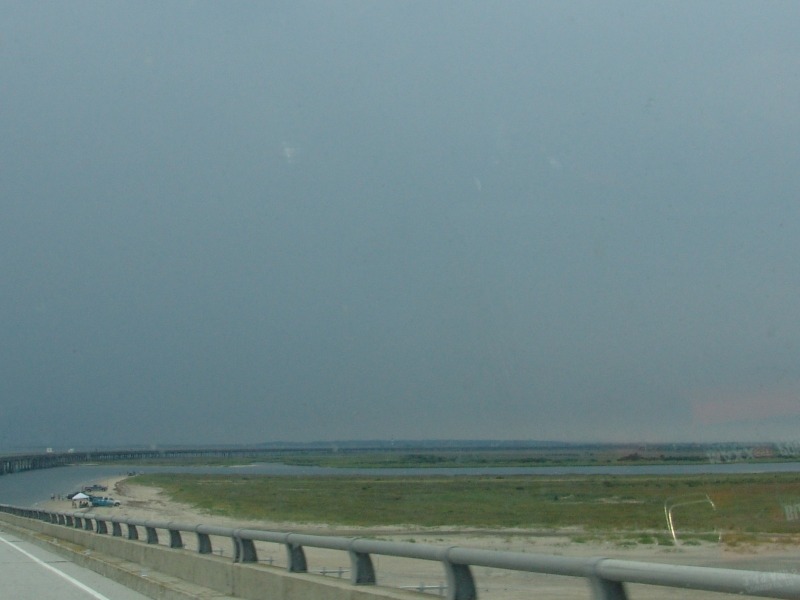 If you look carefully, you can see Bodie Island Lighthouse framed by a storm...