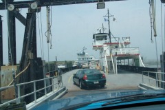 Boarding the M/V W. Stanford White from the dash cam