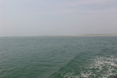 Leaving Ocracoke Island astern