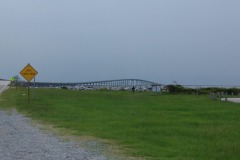 Southern end of the Oregon Inlet Bridge
