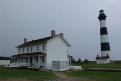 Bodie Island Lighthouse and Keeper's house