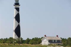The lighthouse and the keeper's house...
