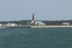 Old Baldy from a distance (location and height were a problem, replaced by a light ship at Frying Pan Shoals)