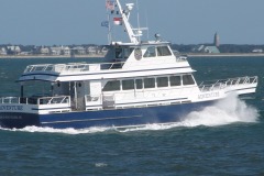 Bald Head Island ferry heading out to the island...
