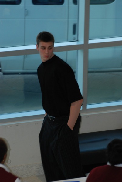 There's Tyler Hansbrough...he's <b>TALL!!!</b>