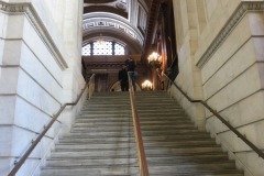 Heading upstairs to the main reading rooms...