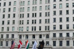 Looks like dignitaries from Canada and India are staying at The Plaza...