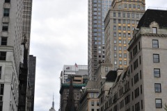 Looking down Fifth Avenue toward the Empire State Building...