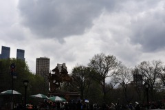 Grand Army Plaza at the southeast corner of Central Park...