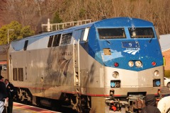The Carolinian (Train 80) pulling into Cary...
