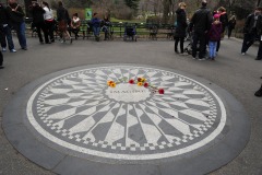 Not often do you get this clear a shot at  Lennon's memorial....