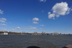 Looking across to New Jersey and the ridge at the shore of the Hudson...