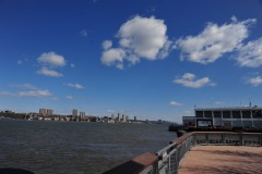 Looking across to New Jersey and the ridge at the shore of the Hudson...