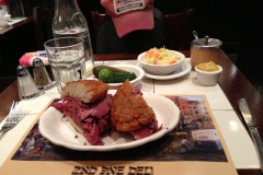 Thankfully, Passover ended on Wednesday for some awesome kosher pastrami before heading home to NC!  :)