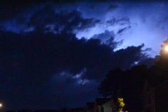 Frame capture from video of a passing storm...