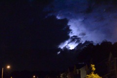 Frame capture from video of a passing storm...