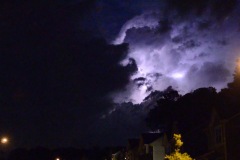 Frame capture from video of a passing storm...