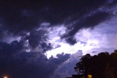 Frame capture from video of a passing storm...