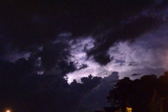 Frame capture from video of a passing storm...
