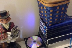 Burning the master DVD copy...