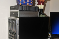 The top five bays each have a 4TB drive in them... The top five bays each have a 4TB drive in them...