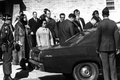 Jeffrey MacDonald gets into a car on Fort Bragg, N.C., in 1970.   [Bill Shaw/The Fayetteville Observer]