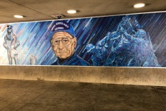 "In Service" Mural at McPherson Square Metro Station