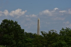 Washington Monument from near Dad's grave