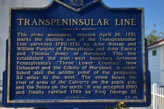 Transpeninsular line marker