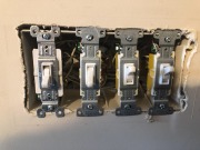 Three new switches.  Three new switches.  See how they sit.  See how they sit!  (To the tune of "Three Blind Mice")