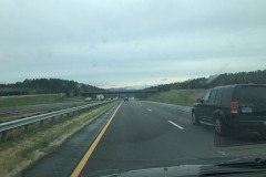 On approach to Asheville!