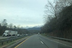 On approach to Asheville!