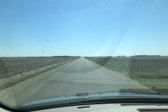 Long country roads from I-70 to the Crawford County line!