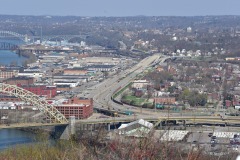 Downtown Pittsburgh viewed from Grandview Av