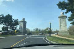 Entering Arlington National Cemetery
