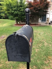The most popular mailbox in the cul-de-sac!