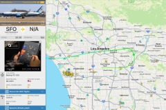 Tracking Air Force Two approaching LAX