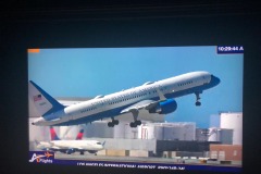 Air Force 2 departing LAX earlier in the day...