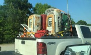 Classic petrol pumps