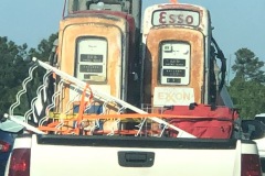 Classic petrol pumps