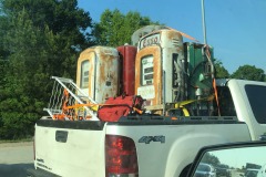 Classic petrol pumps
