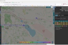 Air Force 1 departing LAX with a C-17 (SLAM85) and C-32A VIP transport (09-0016)