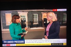 Photobombed by Larry the Chief Mouser to the Cabinet Office!