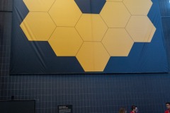 Representation of the mirror size on the James Webb telescope