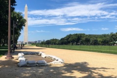 Sandbags needed to keep Smithsonian station from flooding
