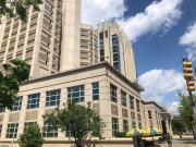 New Wake County Justice Centre (Courthouse is behind the county jail).