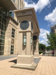New Wake County Justice Centre (Courthouse is behind the county jail).