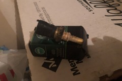 The old crud-covered coolant temperature sensor... The old crud-covered coolant temperature sensor...
