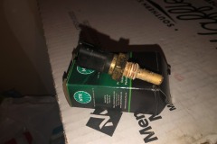 The old crud-covered coolant temperature sensor... The old crud-covered coolant temperature sensor...