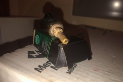 The old crud-covered coolant temperature sensor... The old crud-covered coolant temperature sensor...